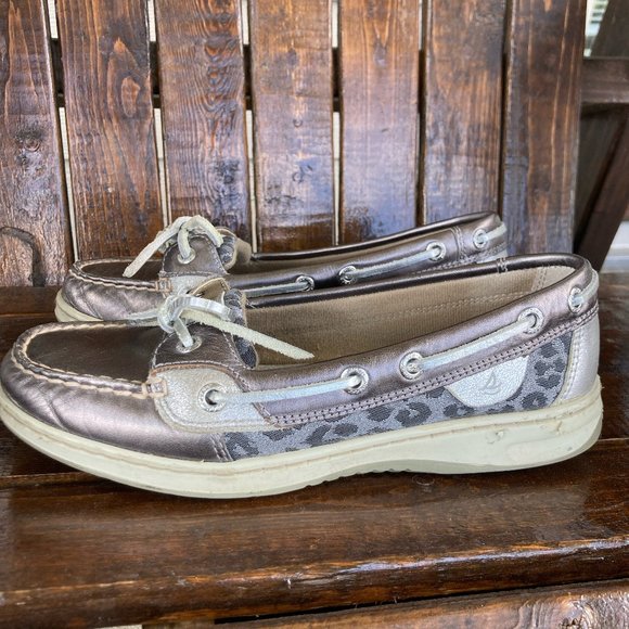 Sperry Shoes - Sperry Women's Angelfish Boat Shoe (Leopard Detail)